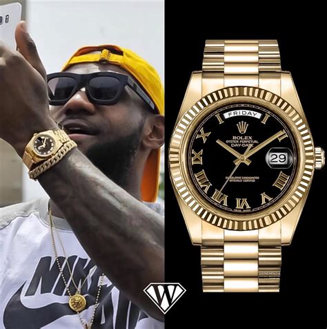 lebron gold rolex|lebron james watches.